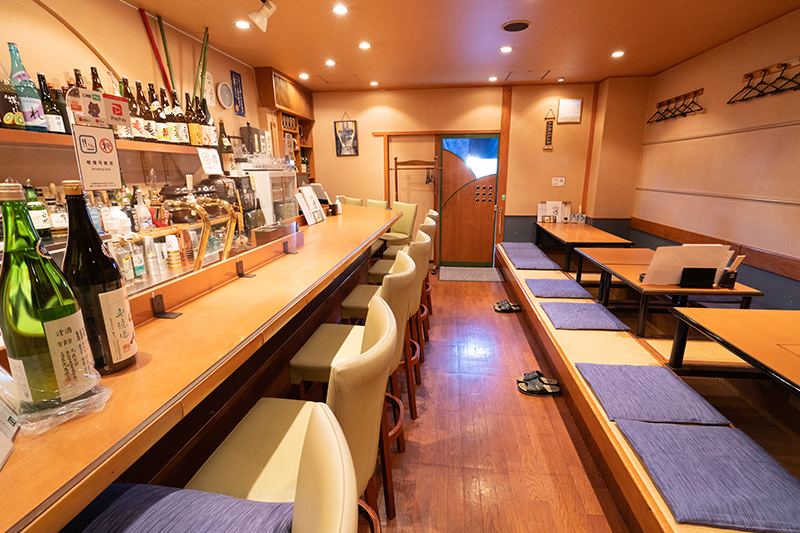 落ち着いた雰囲気のお店